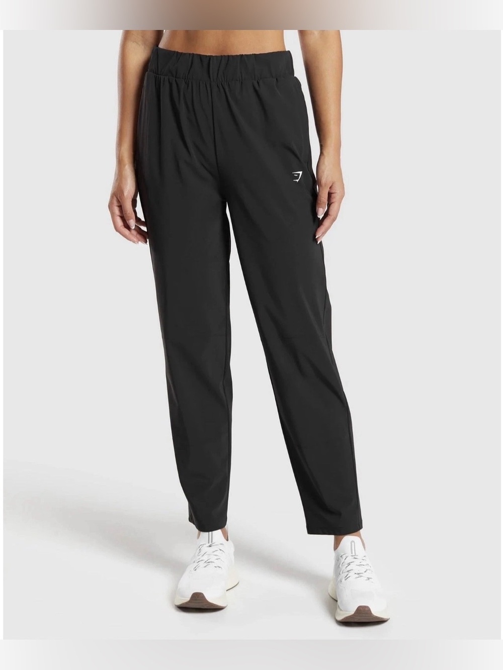 Gymshark Training Tapered Woven Joggers Pants Black Women’s Size XL